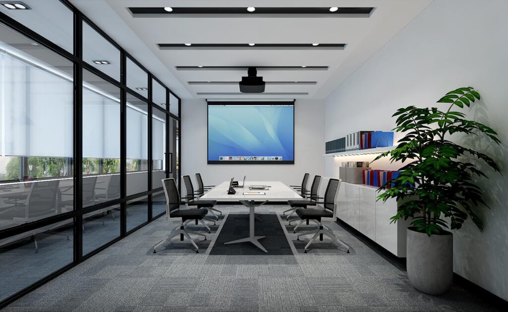 Changi Business Park Office, interior view 6