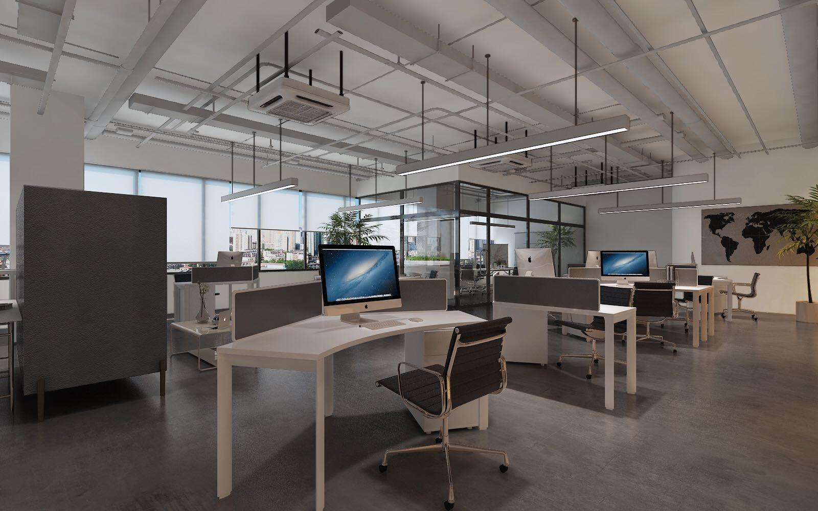 Industrial Office, interior view 1