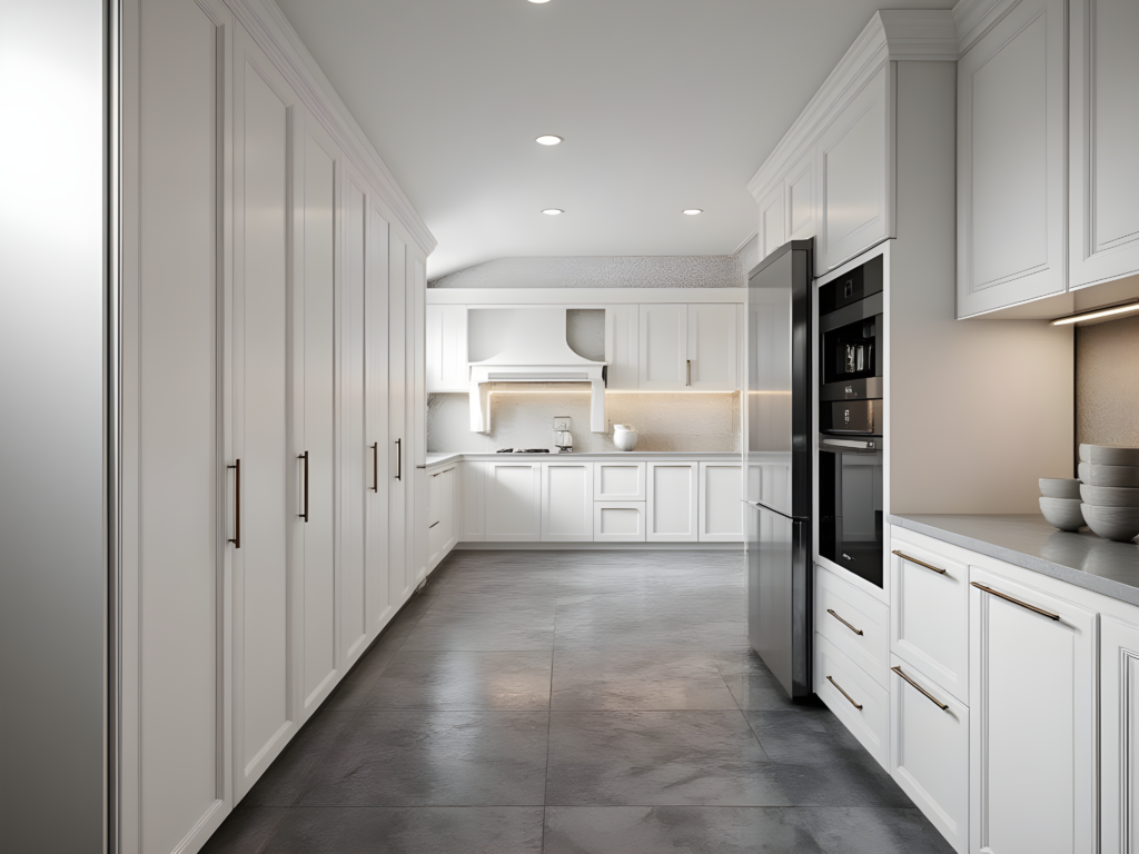 English Colonial Semi-Detached House, interior view 4